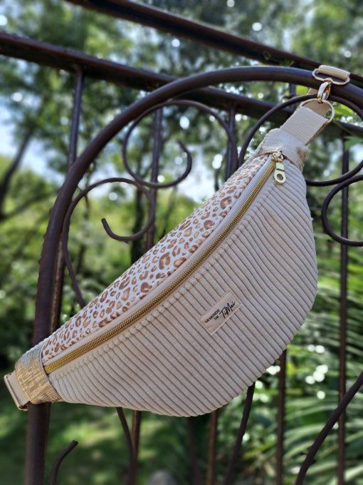 Sac banane - La new Léopard inversée