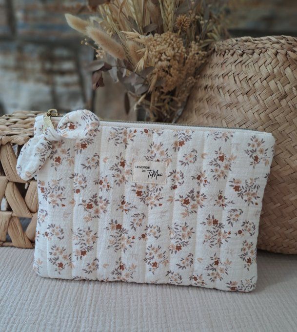 Pochette plate matelassée - Nina