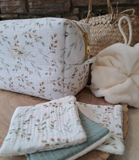 Trousse de toilette  - Jardin secret 