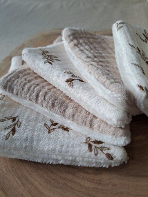 Semainier de Lingettes lavables - Petit cocon